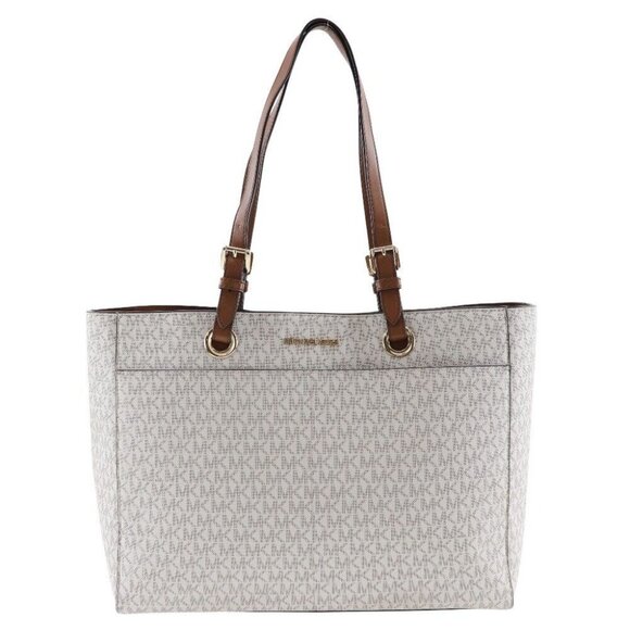 Michael Kors Tote Bag Signature off white PVC Women - Picture 1 of 7
